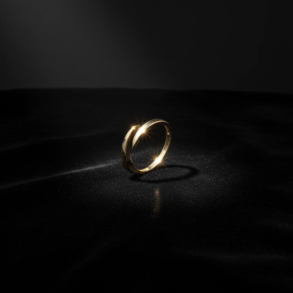 Zlaté náušnice s rýhovanou kopulí